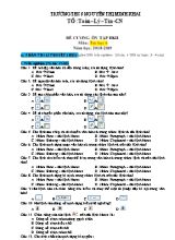 Đề cương ôn tập học kỳ II môn Tin học Lớp 6 - Năm học 2018-2019 - Trường THCS Nguyễn Thị Minh Khai
